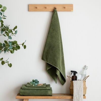 Saana kylpypyyhe 90x160 cm oliivin vihreä